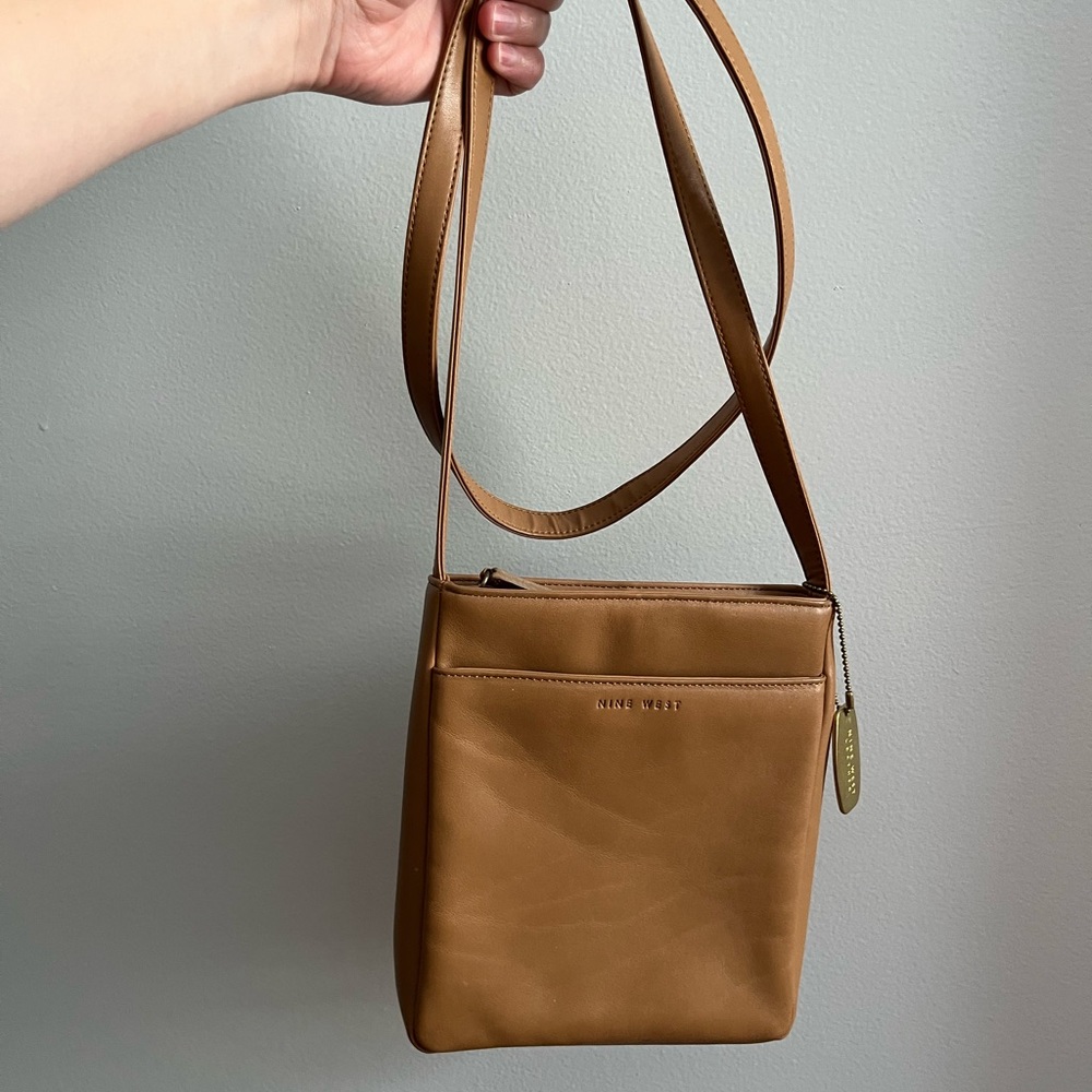 Nine west leather crossbody bag